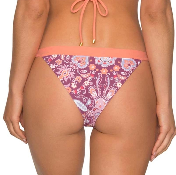 NEW B. Swim Floral Push Up Fixed Triangle Bikini - Picture 4 of 7